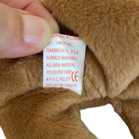 TY Vintage Beanie Baby Bear Teddy Santa - Picture 6 of 8